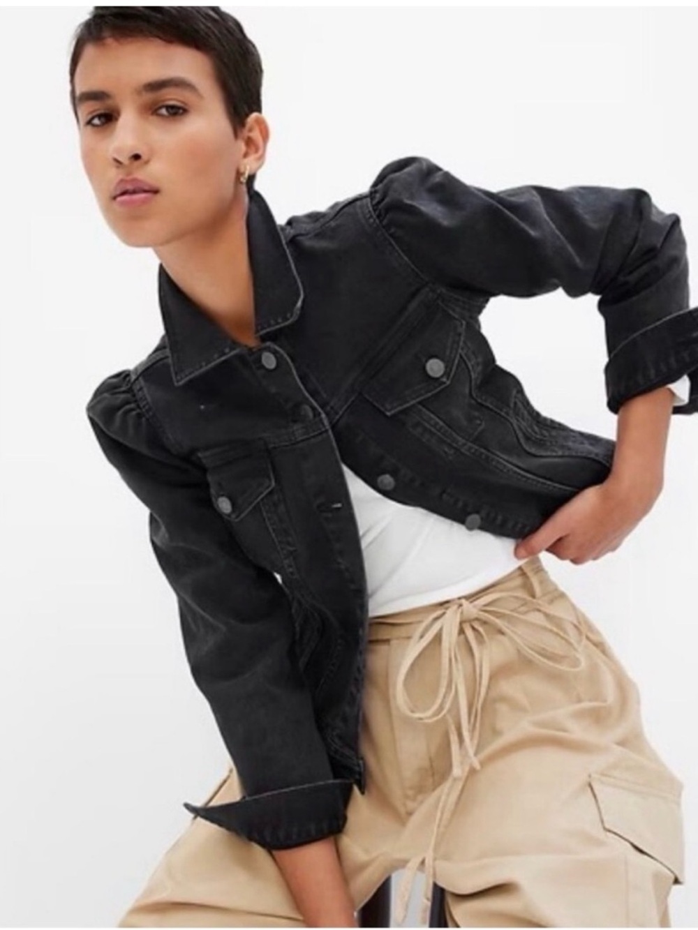 GAP Black Denim Jacket